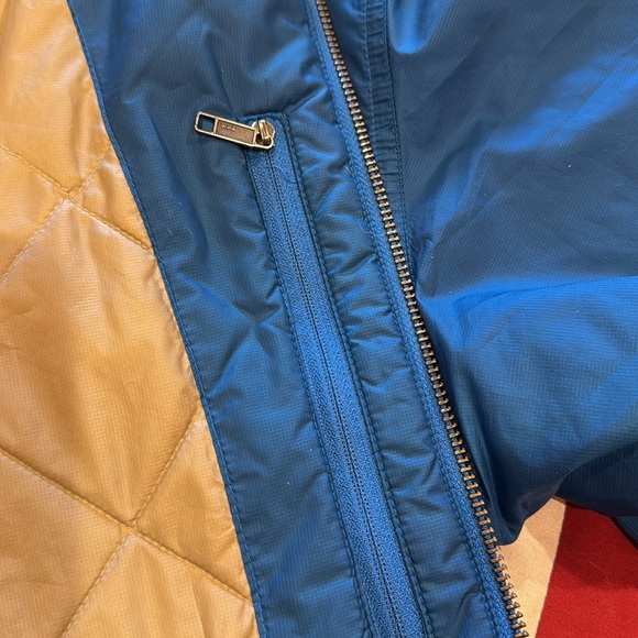 Patagonia Stoss Puffer Jacket Hoodie Full Zip Blue Men’s Size Large - Picture 4 of 10